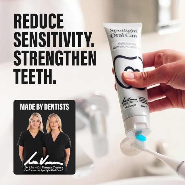 Detalle de Spotlight Oral Care Advanced Action Whitening Pro Toothpaste (Dentist-Developed) – Two Pack