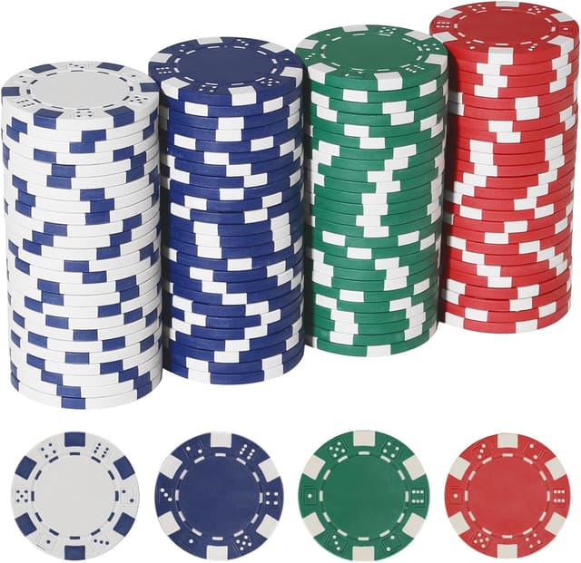 Detalle de LUOBAO 11.5g Poker Chips 100pc 🎲