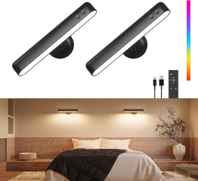 Imagen de FULNIX Rechargeable LED Wall Sconce 7500mAh en OfertitasTOP