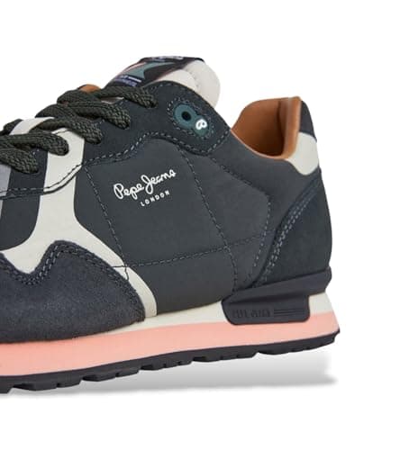 Thumbnail 4 de Pepe Jeans Zapatillas Brit Prints piel negro 👟