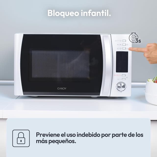 Thumbnail 3 de Candy X-Range CMXG22DS/ST, Microondas Grill Inox con App 🍽