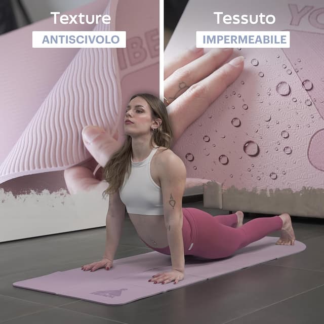 Thumbnail 4 de YoVibe Tappetino Yoga Antiscivolo Professionale 183x60 cm