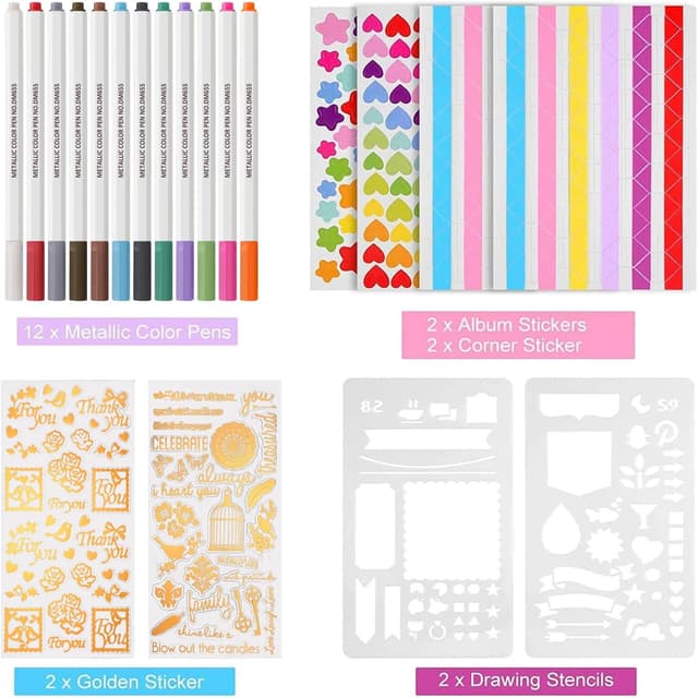 Thumbnail 1 de DazSpirit Fotoalbum Zum Selbstgestalten 28x20,5 cm 80 Seiten