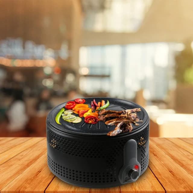 Detalle 2 de Bonplus Grill Portátil barbacoa Sin humo 1 unidad