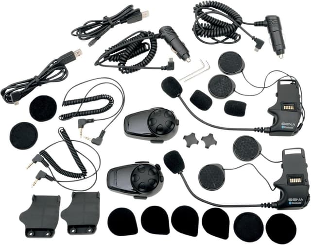 Detalle 2 de Sena SMH10D-10 Bluetooth intercom 4 riders