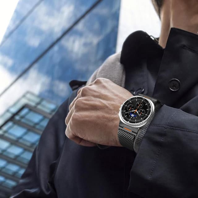 Thumbnail 6 de CHANCHY Milanese Strap for Samsung Galaxy Watch 8 (40mm/44mm) & Watch 8 Classic (46mm, 2025) – No-Gap Magnetic Mesh Replacement Band