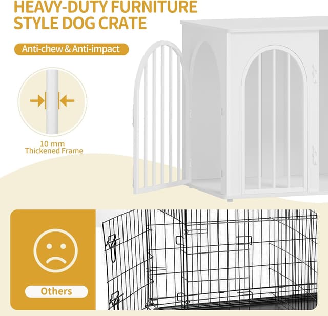 Thumbnail 3 de Hzuaneri Jaula para perros 49 x 68 x 56 cm