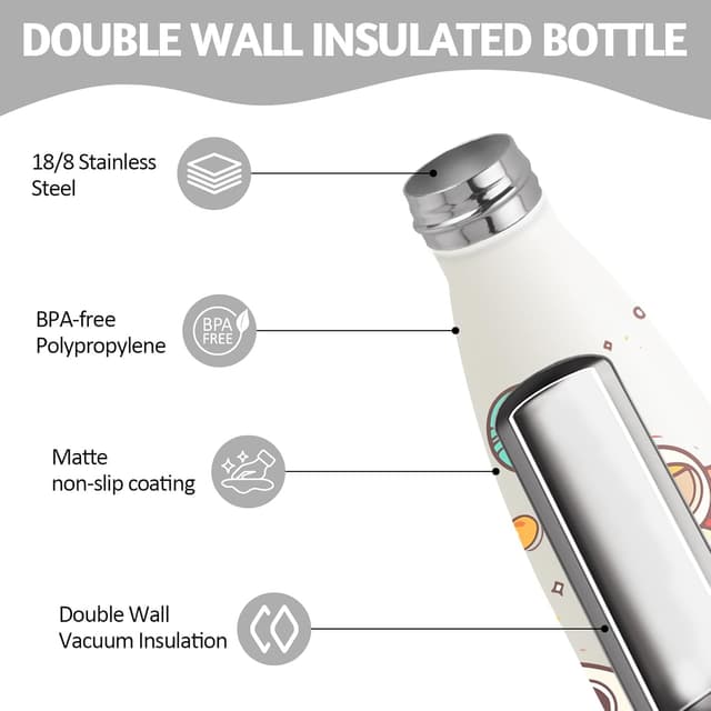 Detalle 2 de Motswedi cantimplora 500 ml acero inoxidable