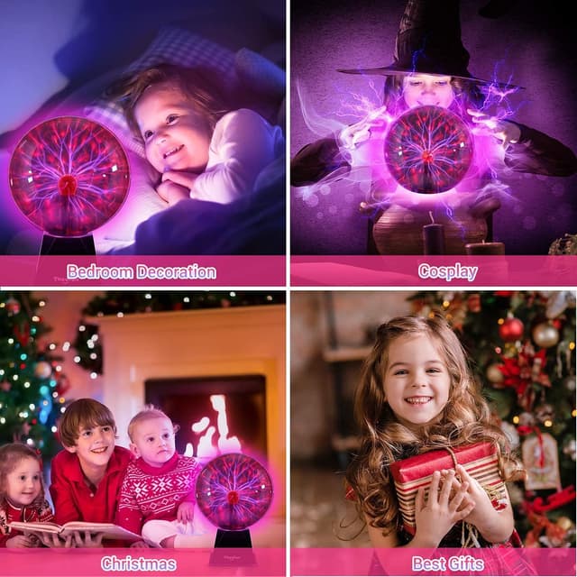 Thumbnail 5 de Theefun Bola de Plasma Mágica de 8" ✨ Juguete Educativo y Relámpagos