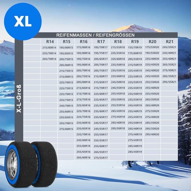 Thumbnail 5 de Obqer Schneesocken Auto 2pcs 3 Größen