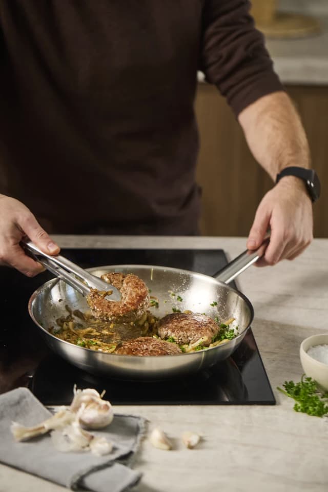 Detalle 2 de Demeyere Classic 3 Bratpfanne 24 cm