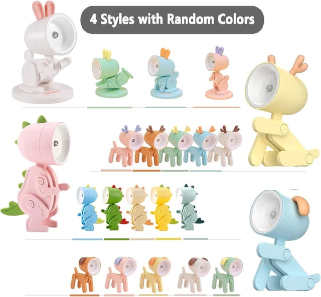 Detalle 2 de Vercico Tier Nachtlicht Set mit 4 Teilen