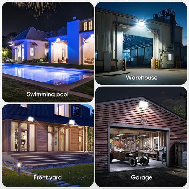 Thumbnail 6 de Foco LED Exterior 200W IP67, 20,000LM, Blanco Frío, Jardín