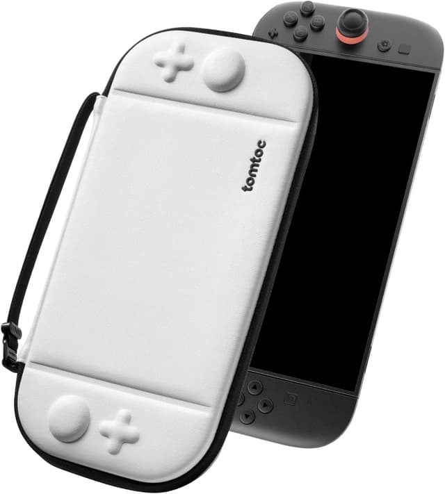 Detalle de tomtoc Slim Carrying Case for Nintendo Switch 2 (Model 2025) with 12 Game Card Slots