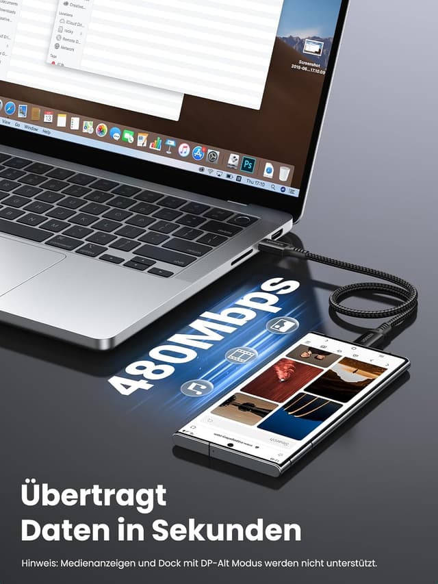 Thumbnail 3 de UGREEN 100W USB C auf USB C Kabel 1M