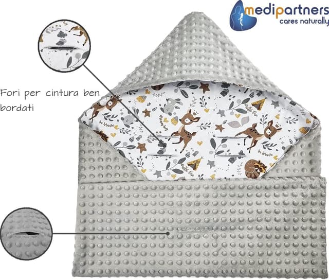 Thumbnail 4 de Medi Partners Coperta neonato 85x85 cm