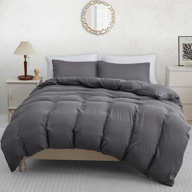 Detalle 2 de Pamposh King Size Duvet Cover Set (Pre-Washed Microfibre) with Zip Closure