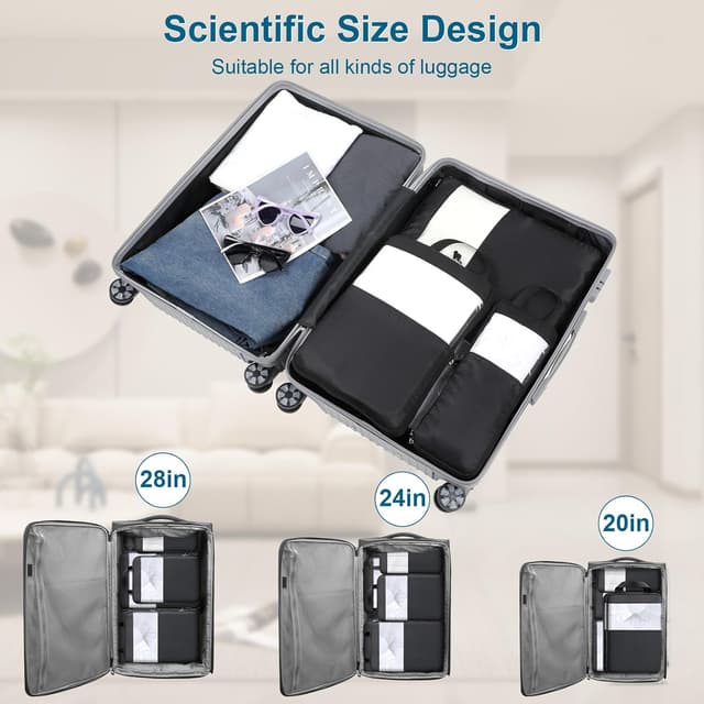 Thumbnail 4 de Cozary Organizer Valigia packing cubes impermeabili