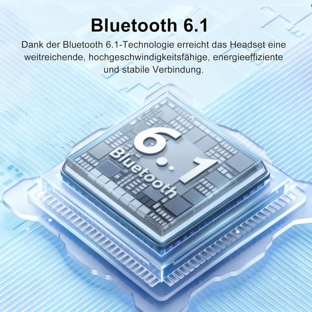 Thumbnail 3 de Bluetooth 6.1 Headset mit Mikrofon, 180 Std. Standby
