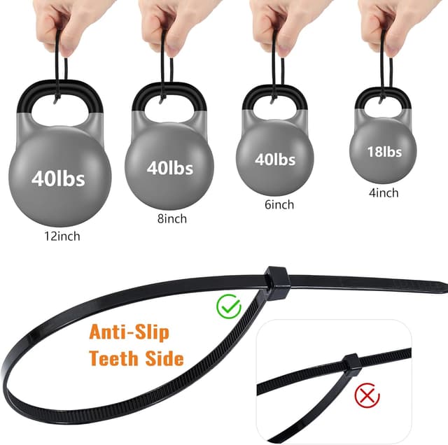 Thumbnail 3 de Hosuni 1000 pezzi fascette 100/150/200/300mm