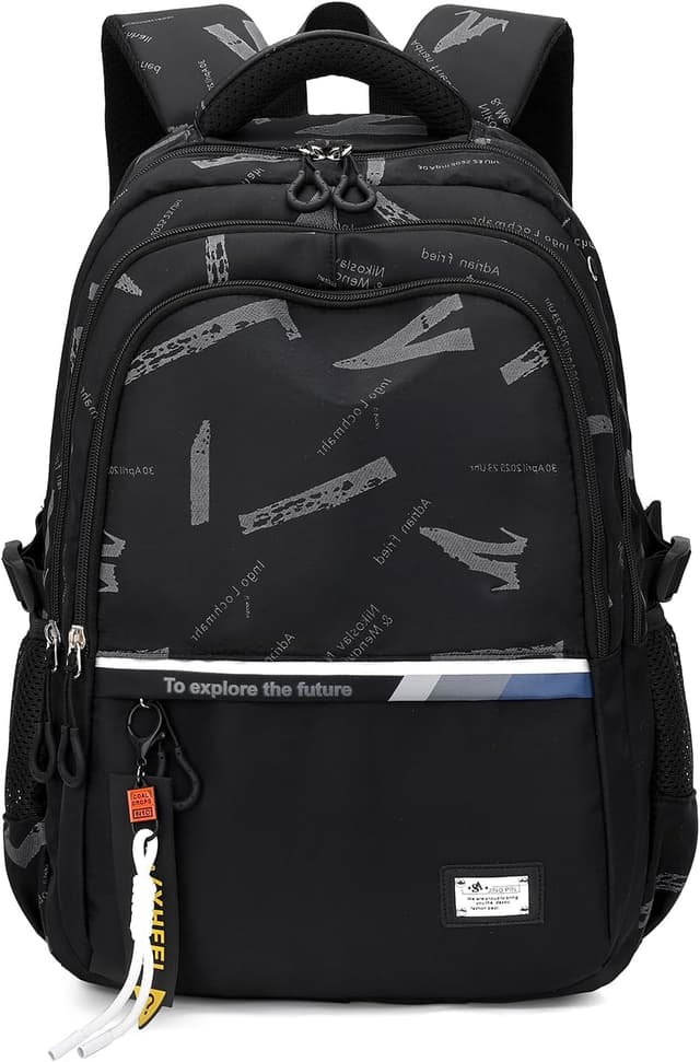 Detalle de Amythe Zaino Scuola per Ragazzi e Ragazze con PC 16 pollici, 32 litri, nero