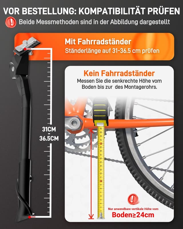 Detalle 2 de HENMI Fahrradständer 35 kg für 24 bis 29 Zoll