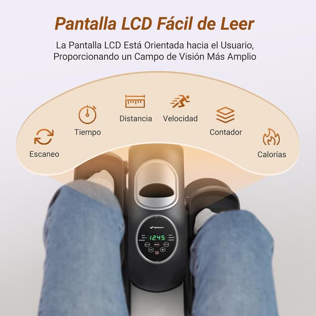 Thumbnail 5 de MERACH Máquina Elíptica Mini Bajo Escritorio 12V 📈