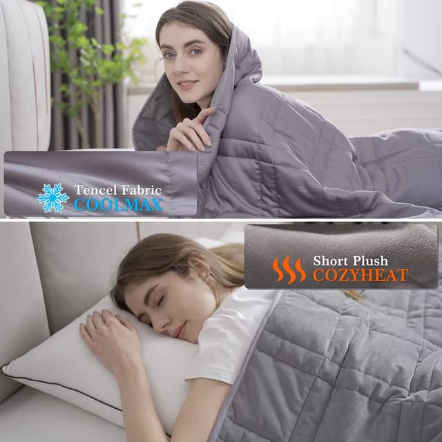 Thumbnail 6 de Reversible Weighted Blanket King Size 25 lbs