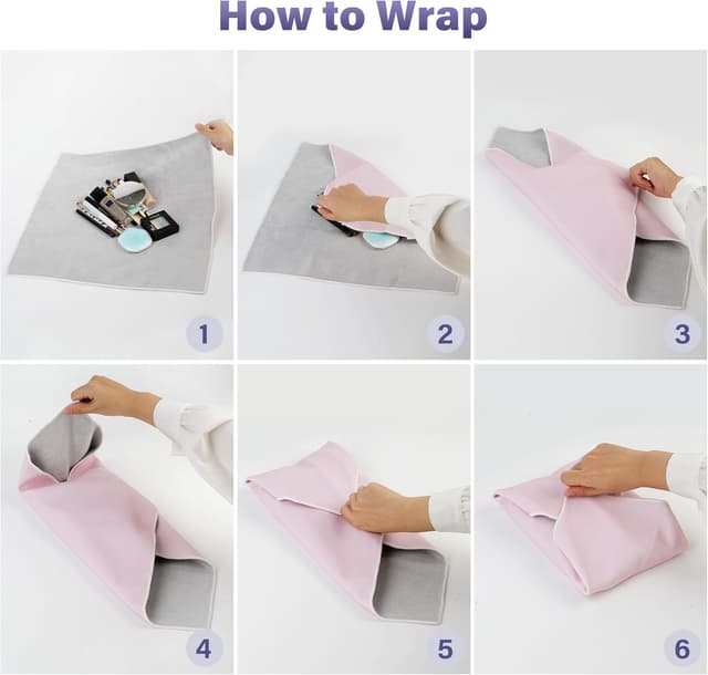 Detalle 2 de Walking Way Magic Cosmetic Pink Bag 35cm self-adhesive protective wrap for cosmetics