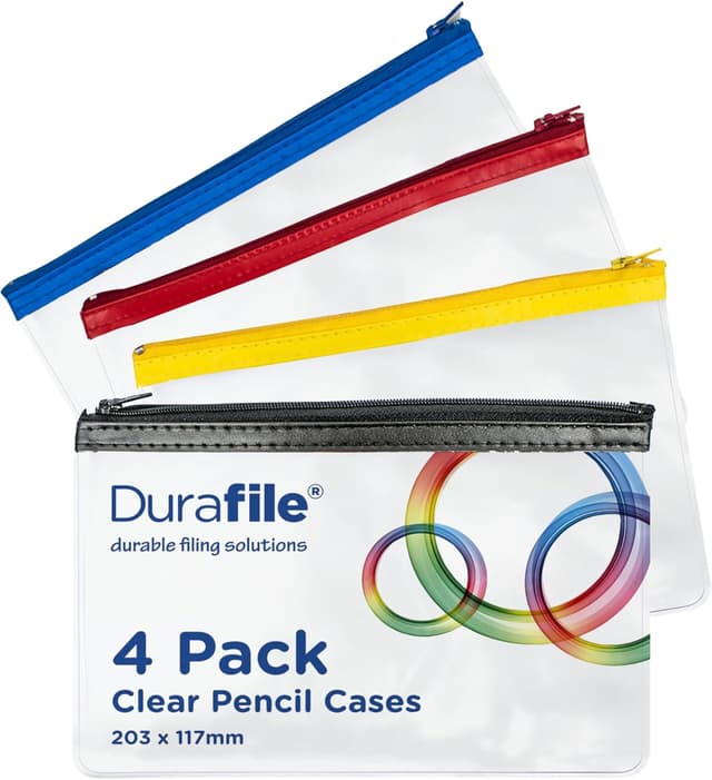 Thumbnail 6 de Clear Durafile pencil case pack of 12