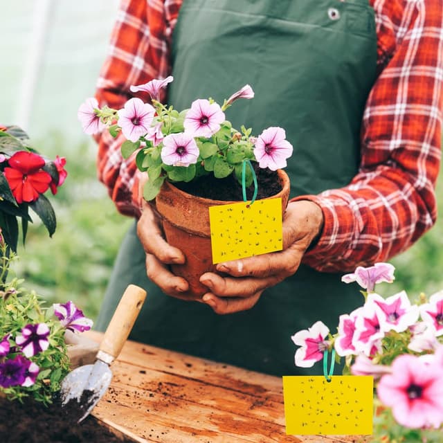 Detalle de Gelbsticker für Trauermücken, 40 x 2er