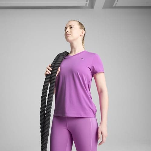 Detalle de PUMA W TAD Essential Vneck Tee 🩷 Camiseta Unisex S