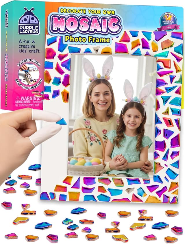 Imagen de PURPLE LADYBUG Photo Frame Mosaic Kit 1pc en OfertitasTOP