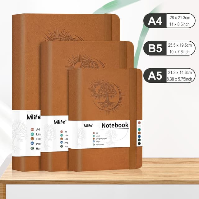 Detalle 2 de B5 Notizbuch mit Linien und 300 Seiten