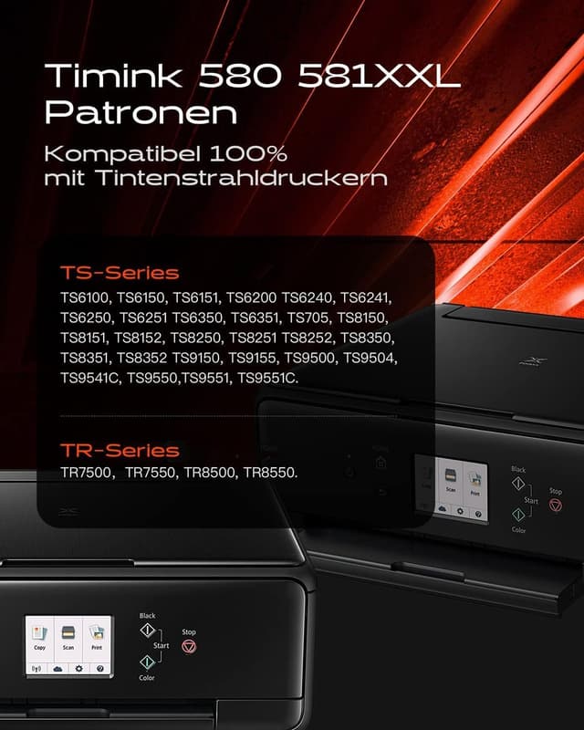 Thumbnail 5 de Timink PGI-580XXL CLI-581XXL 5 paquetes