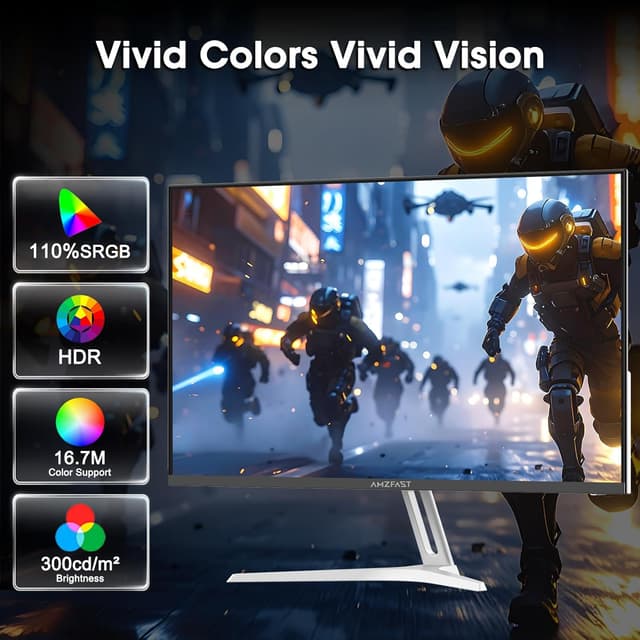 Thumbnail 4 de Amzfast AMZG24X1W 24" 200Hz Gaming Monitor