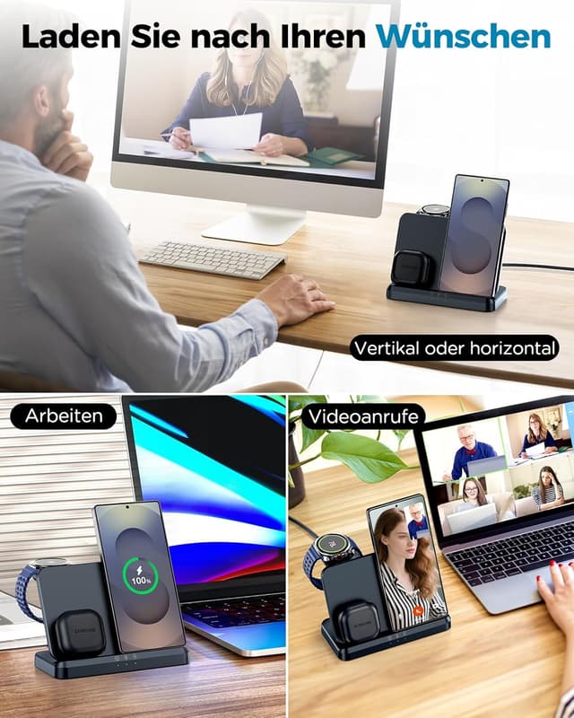 Thumbnail 4 de EGV Induktive Ladestation Samsung 3‑in‑1