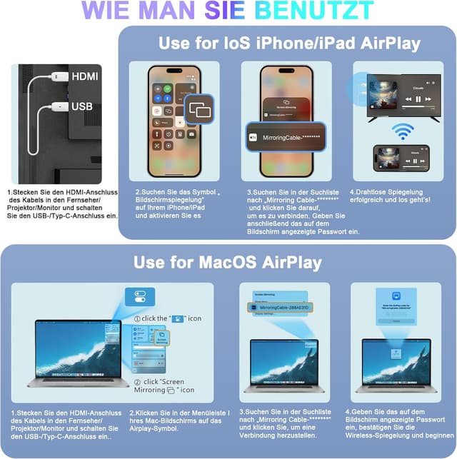 Thumbnail 5 de FENGYUN ELE Wireless HDMI Adapter 1080P