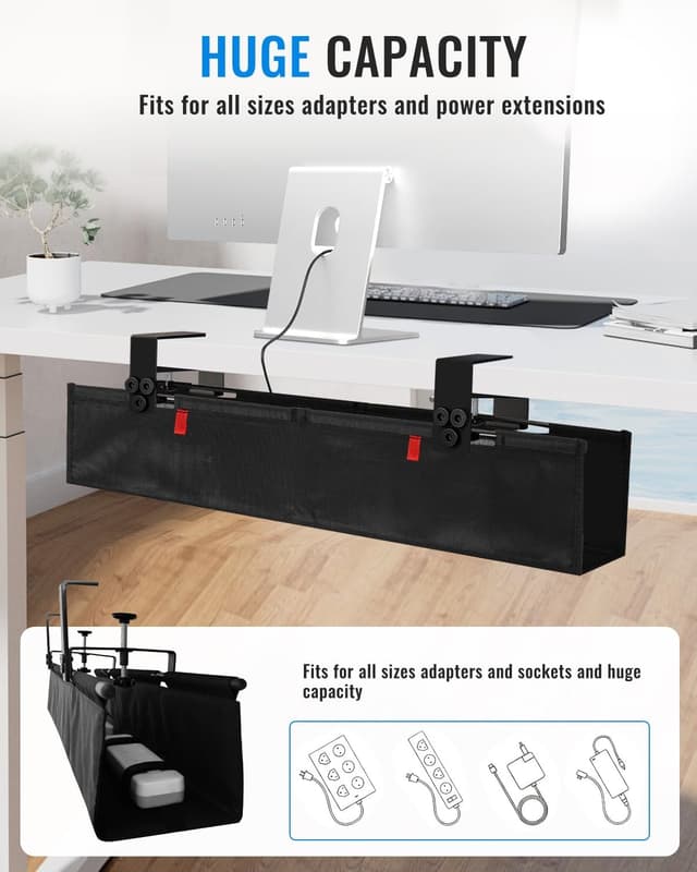 Thumbnail 5 de Treibo Kabelkanal Schreibtisch 90 cm