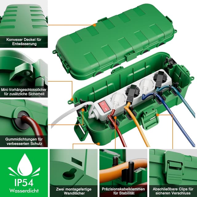 Thumbnail 4 de RESTMO Medium Kabelbox IP54 Außen 29 cm