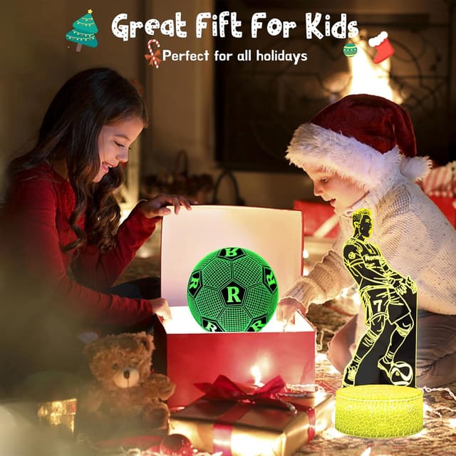 Detalle 2 de Fußball Nachtlicht 2er Pack Nr.7