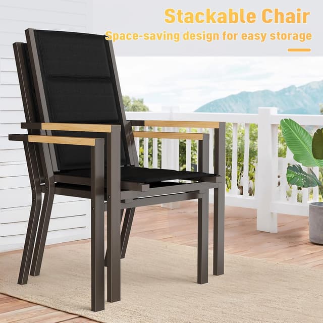 Detalle 2 de JUMMICO Sedia da esterno texlin 160 kg