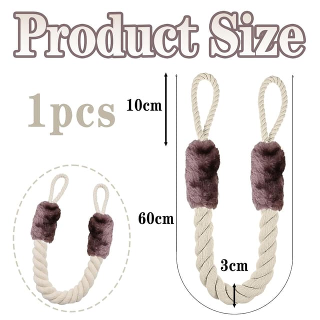 Thumbnail 1 de Braun Türkordel Klemmschutz Türstopper