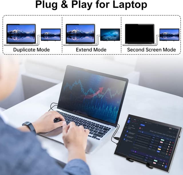 Detalle de HAMTYSAN écran tactile Raspberry Pi 10,1" IPS 1024x600 HDMI (avec support)