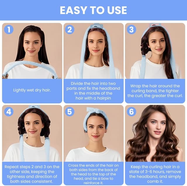 Thumbnail 6 de BUTBU Bigodino Fascia 160 cm per boccoli