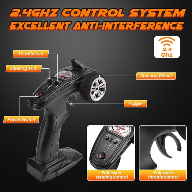 Thumbnail 5 de SIMREX Voiture Télécommandé Tout-Terrain 1:16 ⚙