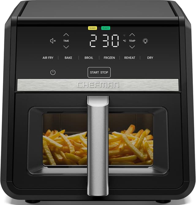 Detalle de Chefman TurboFry Heißluftfritteuse 8,5 l