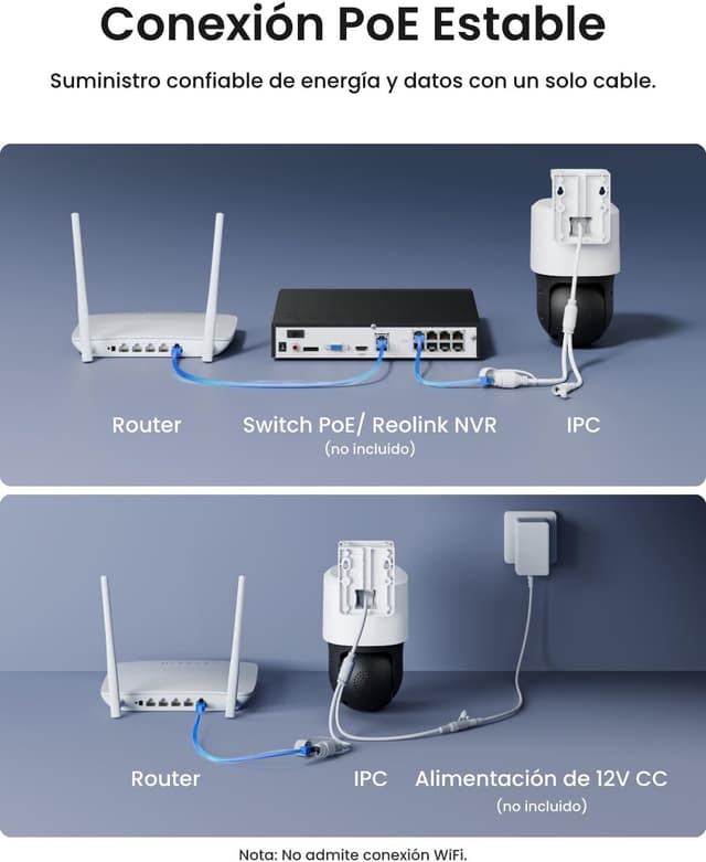 Thumbnail 6 de Reolink 4K PTZ cámara PoE con doble lente 6X