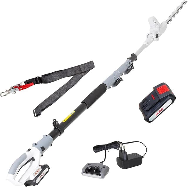 Imagen de IKRA Cortasetos Telescópico ICPH 2040 con Batería 20V ⚡ en OfertitasTOP