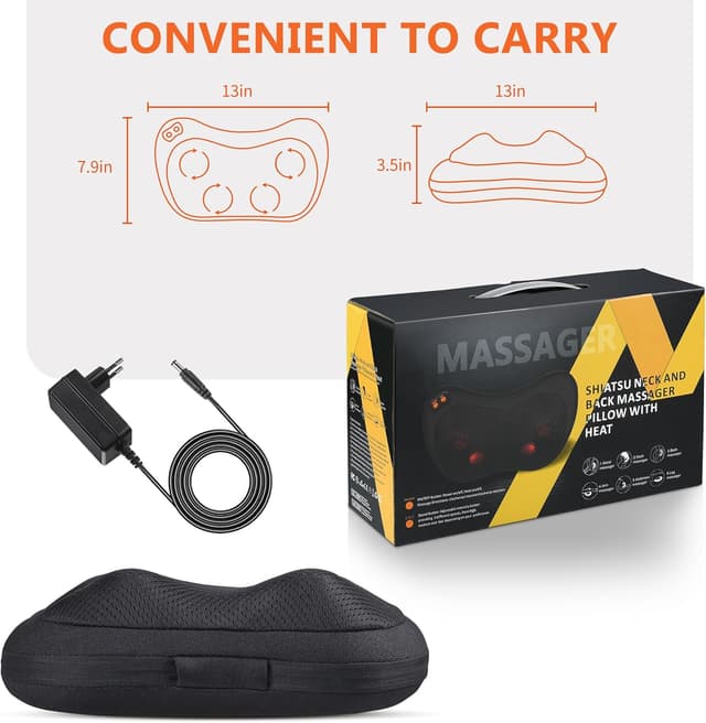 Thumbnail 6 de Shiatsu Massagegerät Nacken Schulter Rücken